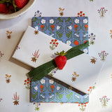 Strawberry Gift Wrap Sheet-Double Sided