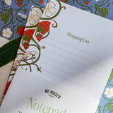 Strawberry Swirl Shopping List 3.5 x 8.5 Notepad