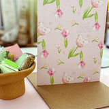 Tulips Birthday A2 Greeting Card