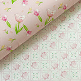 Tulips Gift Wrap Sheet-Double Sided