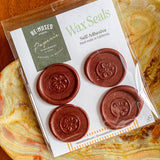 Wildflower Rosette Wax Seals – Burgundy