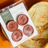 Wildflower Sprig Wax Seals – Rose