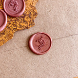 Wildflower Sprig Wax Seals – Rose