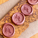 Wildflower Sprig Wax Seals – Rose