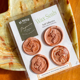 Wildflower Sprig Wax Seals – Pink Pumpkin