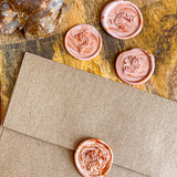 Wildflower Sprig Wax Seals – Pink Pumpkin