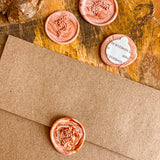 Wildflower Sprig Wax Seals – Pink Pumpkin