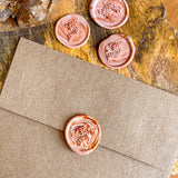 Wildflower Sprig Wax Seals – Pink Pumpkin