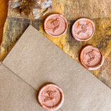Wildflower Sprig Wax Seals – Pink Pumpkin