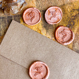 Wildflower Sprig Wax Seals – Pink Pumpkin