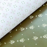 Waxflower Jasmine Gift Wrap Sheet-Double Sided
