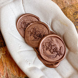 Spooky Blooms Large Wax Seals – Dark Mocha