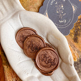 Spooky Blooms Large Wax Seals – Dark Mocha