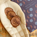 Spooky Blooms Large Wax Seals – Dark Mocha
