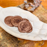 Spooky Blooms Large Wax Seals – Dark Mocha