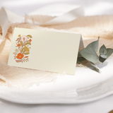 Wildflower Reverie Folded Place Card Set
