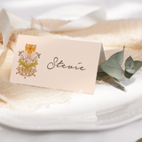 Wildflower Folded Place Card Set