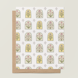 Window Boxes A2 Greeting Card
