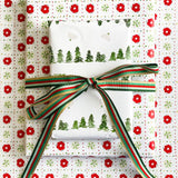 Winter Greens Gift Wrap Sheet-Double Sided