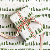 Winter Greens Gift Wrap Sheet-Double Sided