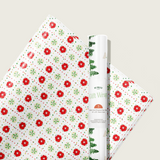 Winter Greens Gift Wrap Sheet-Double Sided