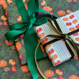 Zinnia Gift Wrap Sheet-Double Sided