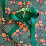 Zinnia Gift Wrap Sheet-Double Sided