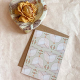 La Vie en Rose (crème) A2 Greeting Card
