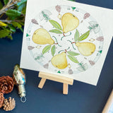 Original Painting - Pears 6" x 6"
