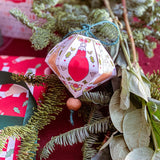 "lights" printable paper lantern ornament