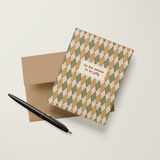 Harlequin A2 Greeting Card