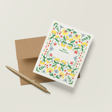 Mirrored Sprig Mother's Day A2 Greeting Card