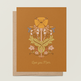 Poppy Mom A2 Greeting Card