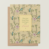 BlueJay Branches A2 Greeting Card