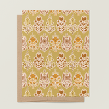 Folk Florals A2 Greeting Card