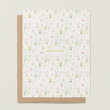 Milky Millefleurs Congratulations A2 Greeting Card