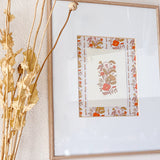 Dandelion Poppy Art Print – 5” x 7”