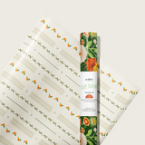 Autumn Blooms Gift Wrap Sheet-Double Sided