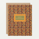 Autumn Spice Thanksgiving A2 Greeting Card