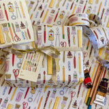 Back to (Art) School Gift Wrap Sheet - Double Sided