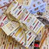 Back to (Art) School Gift Wrap Sheet - Double Sided