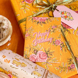 Dusty Rose Birthday A2 Greeting Card