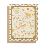 Barnyard Blooms A2 Greeting Card
