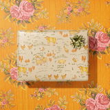 Barnyard Blooms Gift Wrap Sheet - Double Sided