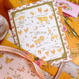 Barnyard Blooms A2 Greeting Card