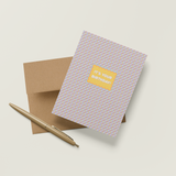 Birthday Checks A2 Greeting Card