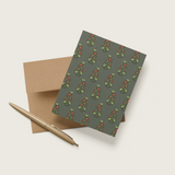 Boteh Trees A2 Greeting Card