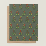 Boteh Trees A2 Greeting Card