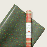 Boteh Trees Gift Wrap Sheet-Double Sided
