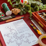 "lights" printable paper lantern ornament